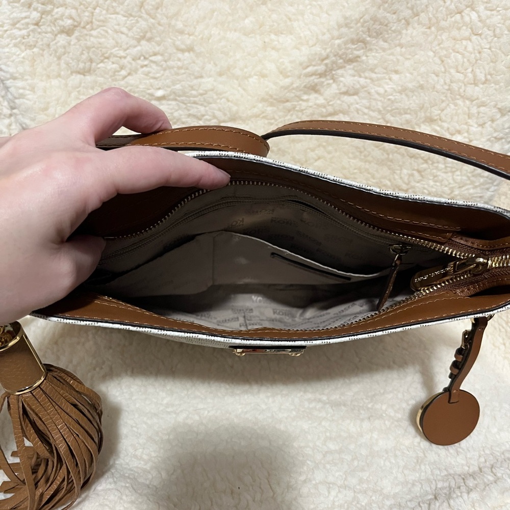 Michael Kors Monogram Crossbody Bag - Picture 5 of 12